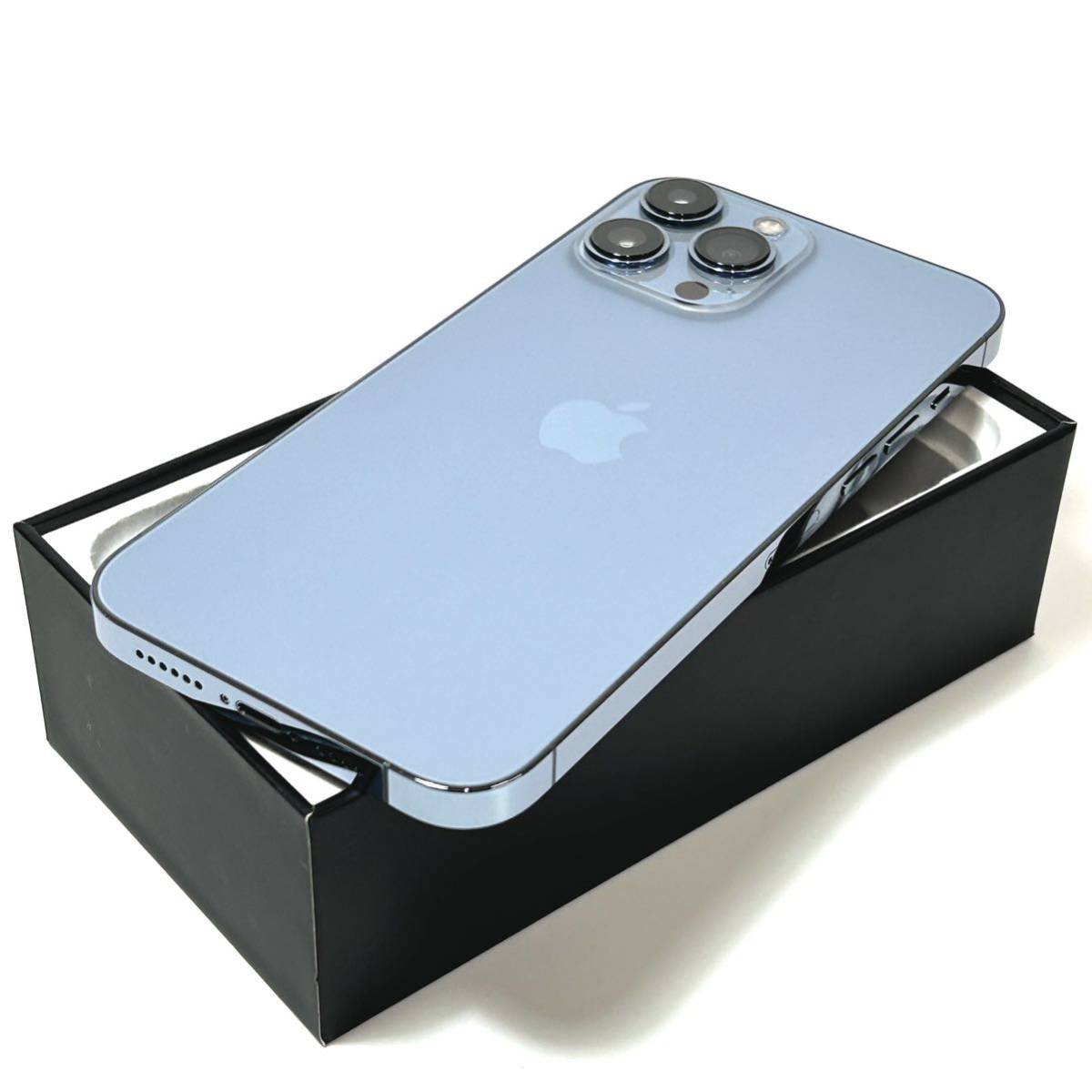 【ジャンク品】Apple｜iPhone 13 Pro Max 128GB｜SIMフリー｜最大バッテリー容量88%｜シエラブルー｜動作確認済｜速達発送可の画像1