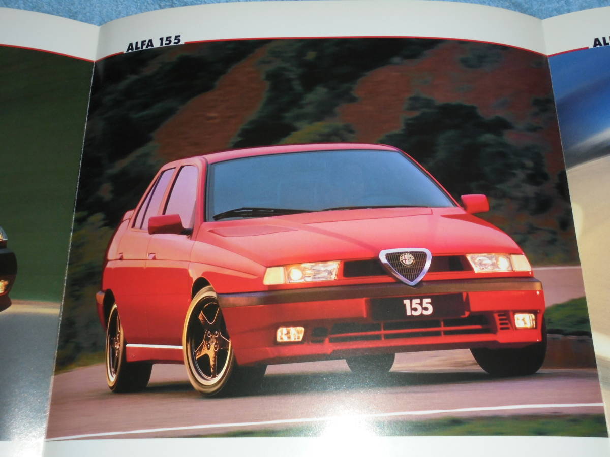 *1997 year Alpha Romeo 145 catalog *ALFA 164 ALFA 155 ALFA145 quadrifoglio ALFA GTV 3.0 V6 24V ALFA ROMEO SPIDER Spider 