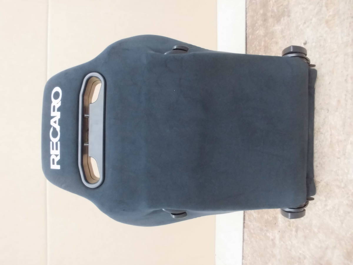 RECARO SR3 チャレンジャー セミバケットシート RECARO JAPAN ブルー×ブラック レカロシート 正規品 希少 両側ダイヤル 小穴あり レカロ_画像7