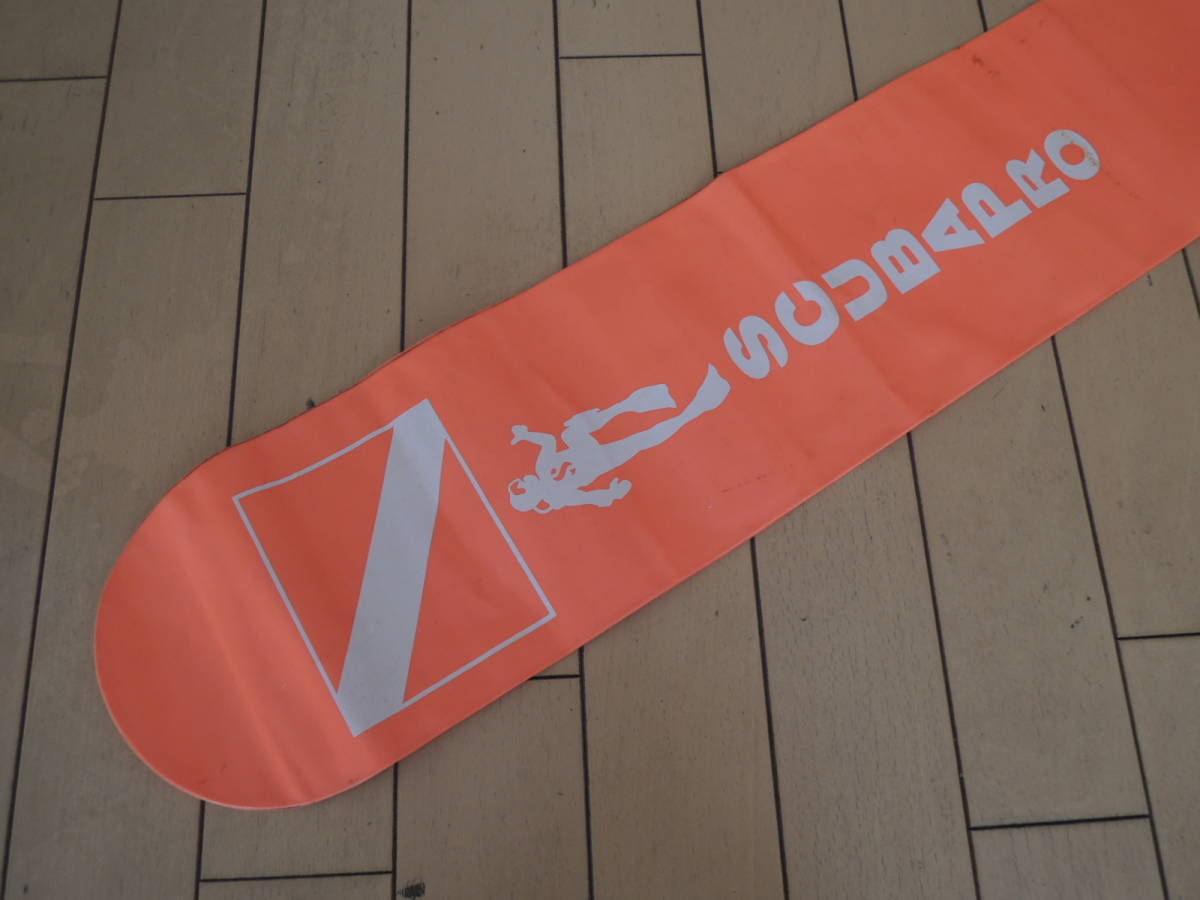 【中古】SCUBAPRO スキューバプロ 安全停止フロート SMB オレンジ PVC (4フィート)_SCUBAPRO安全停止フロートSMBオレンジ(4Ft)