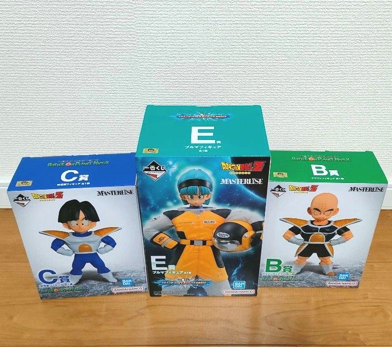 ドラゴンボール 一番くじ ブルマ クリリン 悟飯 3体セット ドラゴンボール 一番くじ ブルマ クリリン 悟飯 3体セット