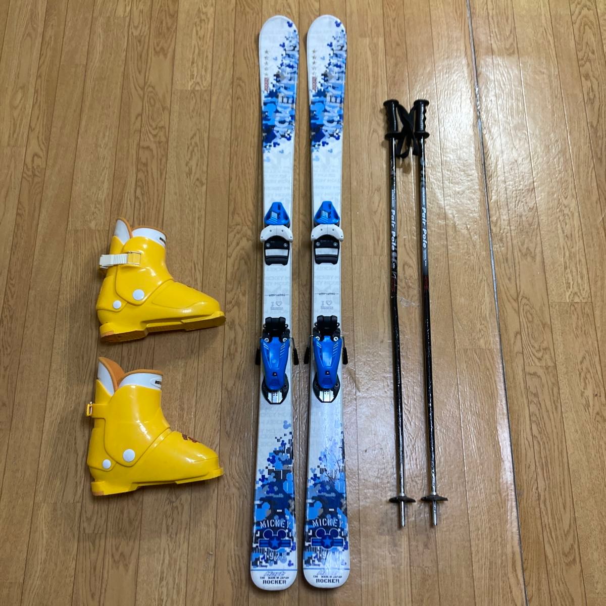 スキー セット 138cm ディズニー 男の子 - スキー