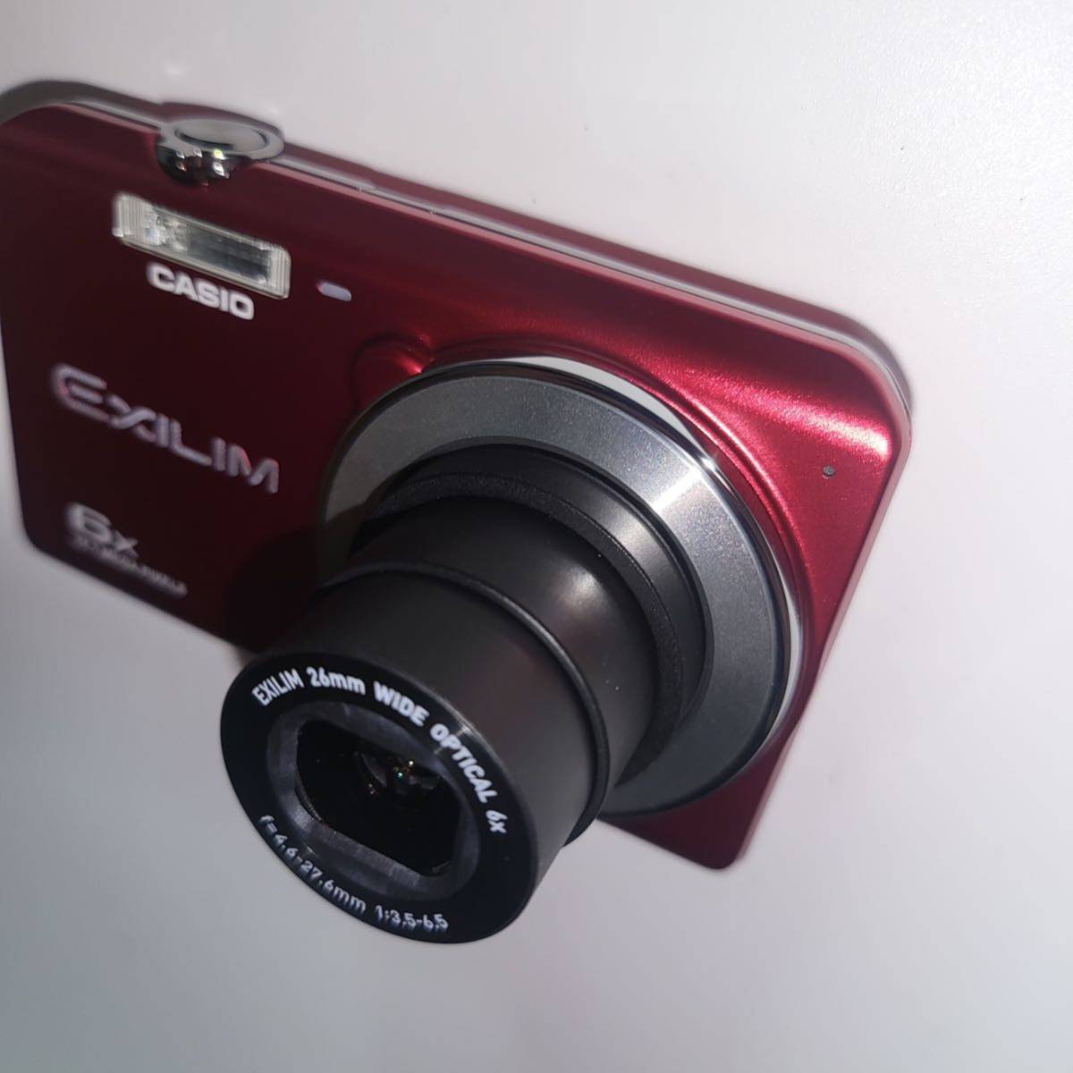 未使用に近い◇◇カシオ計算機 デジタルカメラ EXILIM EX-Z900 WEレッド_画像4
