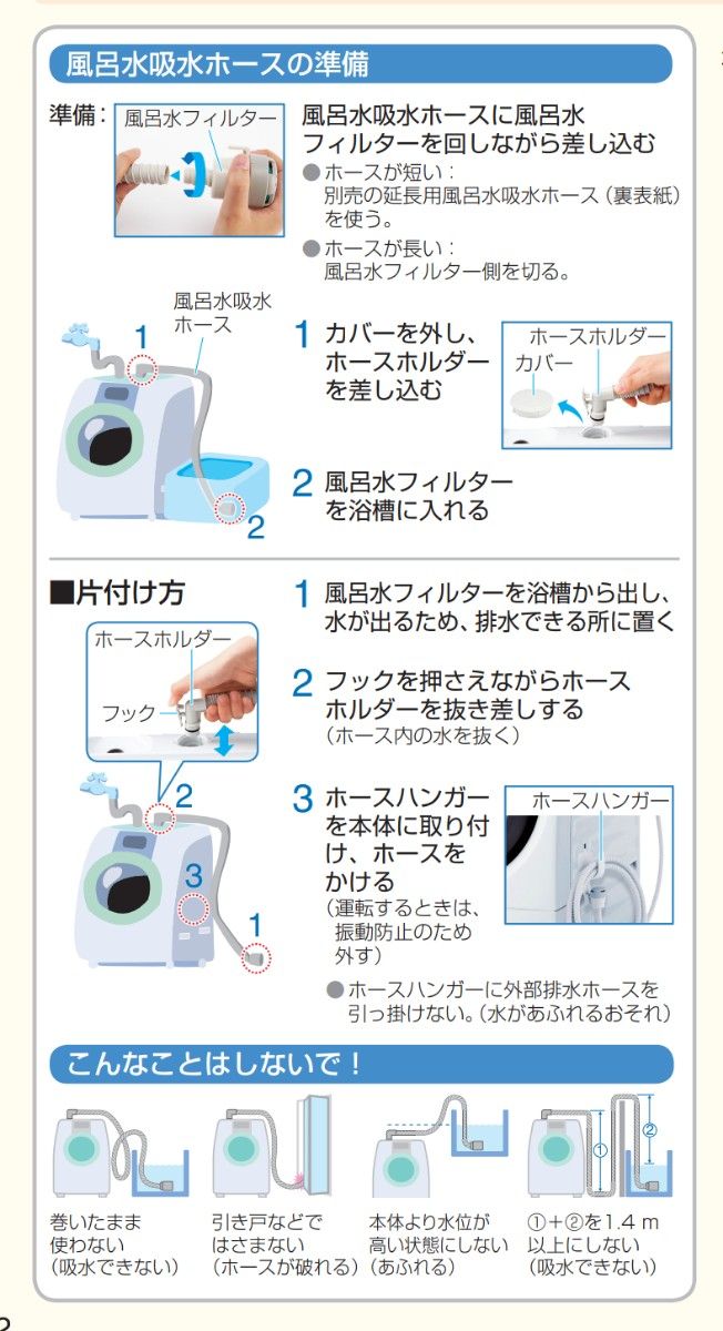 Panasonic 洗濯機 風呂水給水ホース 未使用品|Yahoo!フリマ(旧 Panasonic 洗濯機 風呂水給水ホース 未使用品|Yahoo!フリマ(旧