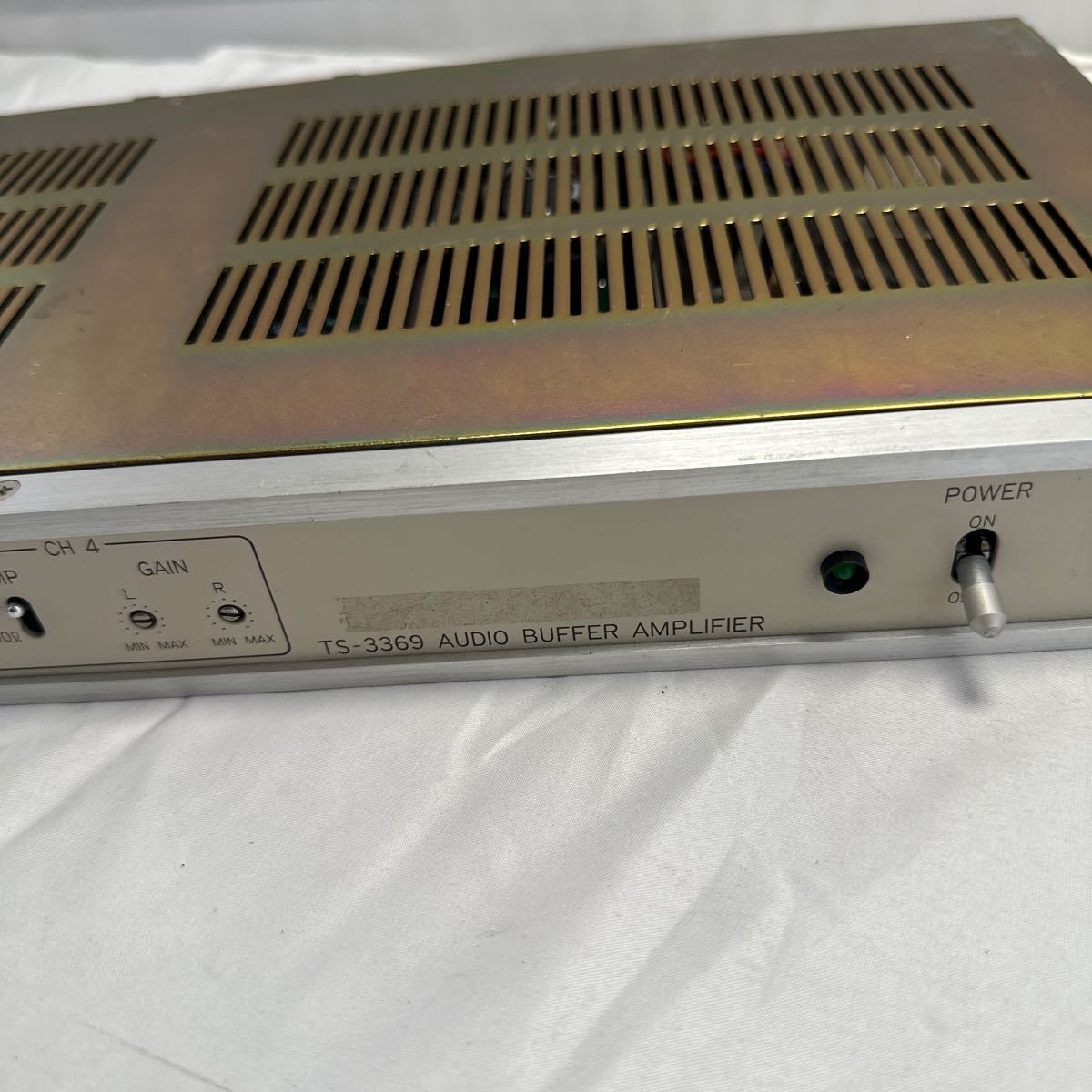 「2FV43」タムラ TAMURA Audio Buffer Amplifier オーディオ ディストリビューションアンプ TS-3369 本体のみ　_画像3