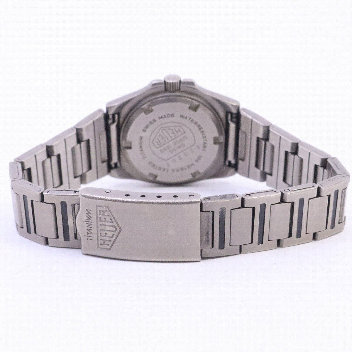 HEUER ホイヤー チタニウム クォーツ レディース 腕時計 グレー文字盤 823.208【いおき質店】の画像3
