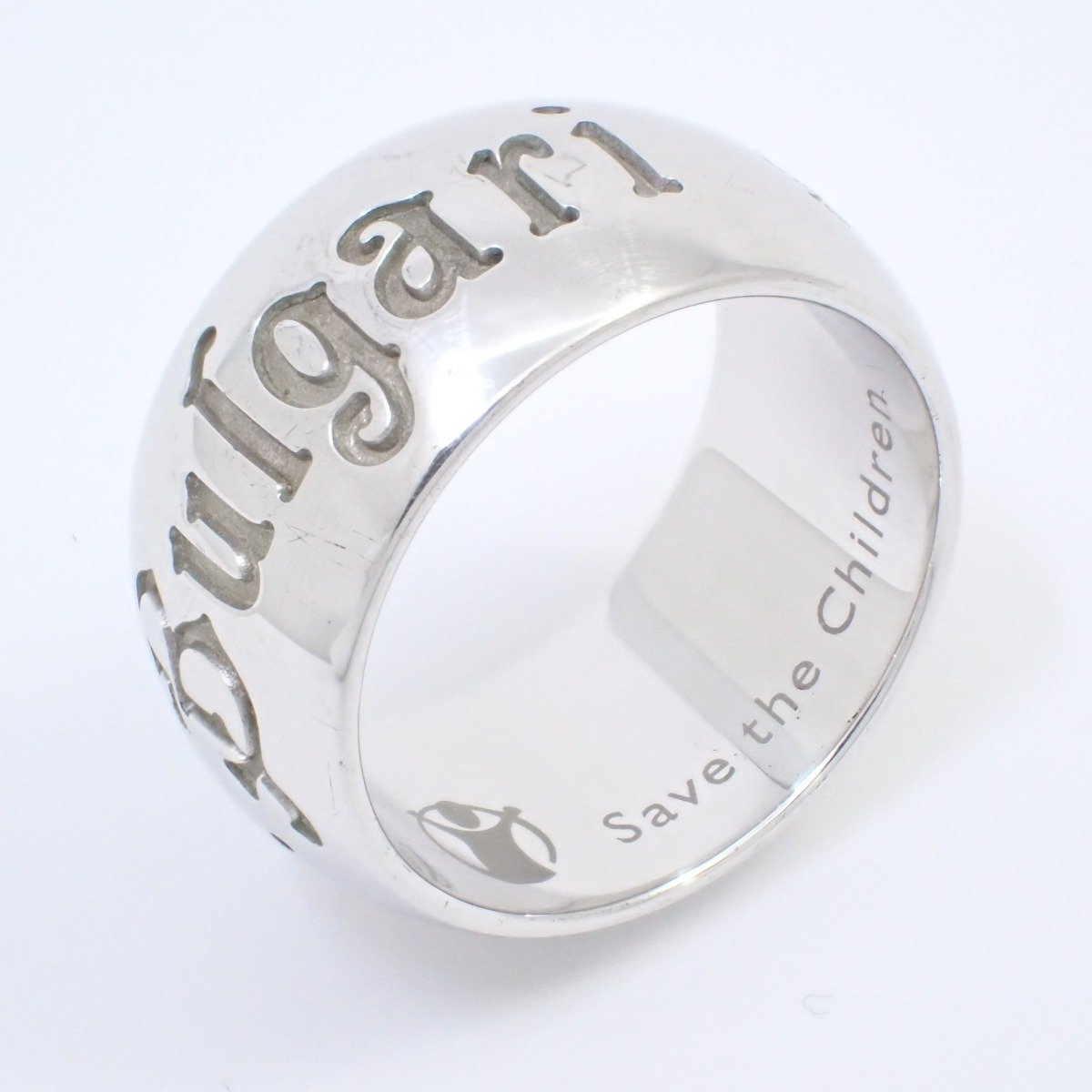 BVLGARI ブルガリ セーブザチルドレン リング 指輪 シルバー925 表記サイズ50 実寸11号【いおき質店】_画像4