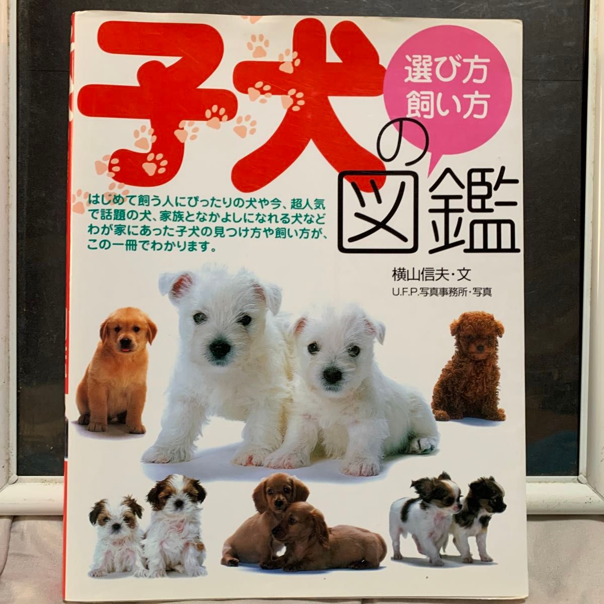 子犬の選び方飼い方図鑑／横山信夫 (著者) Ｕ．Ｆ．Ｐ．写真事務 (著者)