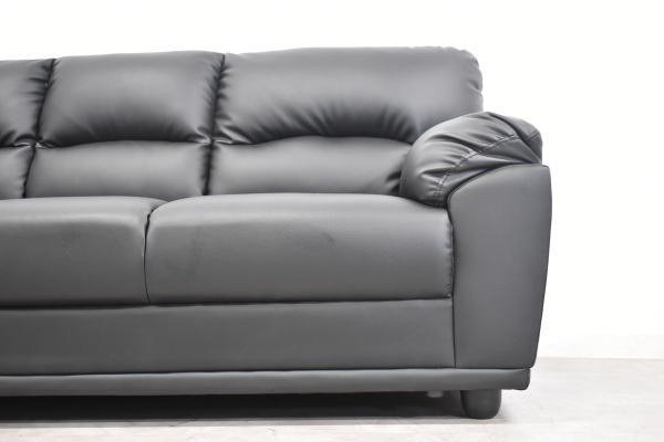[ ограничение бесплатная доставка ] черный 3P трехместный диван 3 местный . living чёрный outlet мебель диван [ новый товар не использовался выставленный товар ]0017306