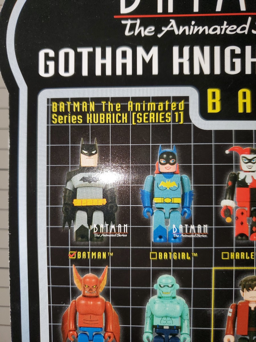 【新品未使用・未開封】KUBRICK バットマン 「バットマン」 BATMAN The Animated Series 1 キューブリックNo.152の画像4