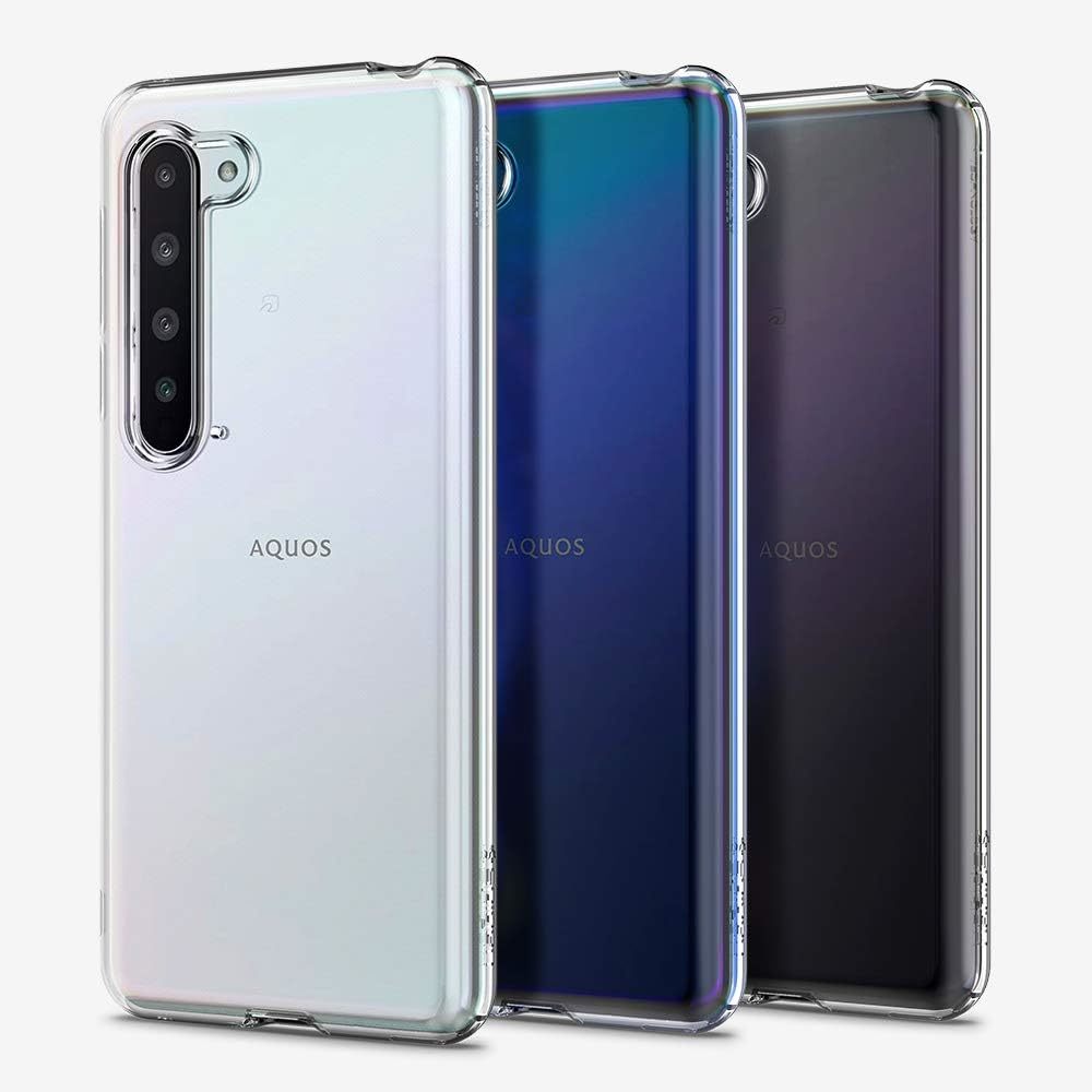 送料無料【訳あり・未使用品】AQUOS R5G (SH-51A／SHG01／908SH) ソフトケース クリア TPUケース■SPIGEN／シュピゲン_画像4