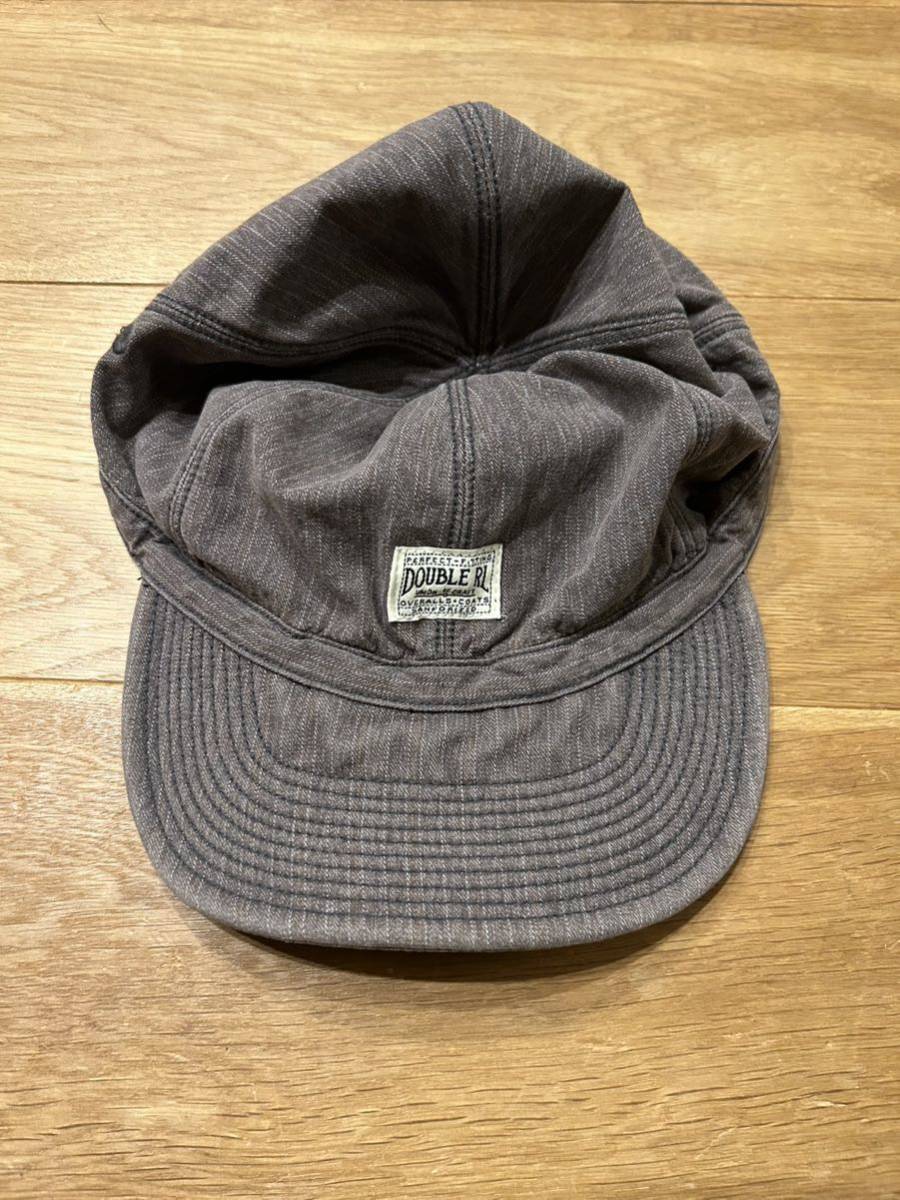 【レア】ダブルアールエル ラルフローレン WORK CAP デニム ワークキャップ シャンブレー インディゴ メンズ RRL_画像1