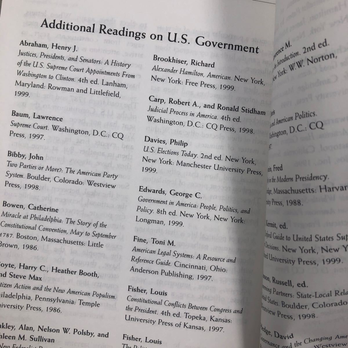 【送料無料】Outline of U.S. Government (U.S. Department of State Outline series) (English Edition) アメリカ政府の概要について_画像3