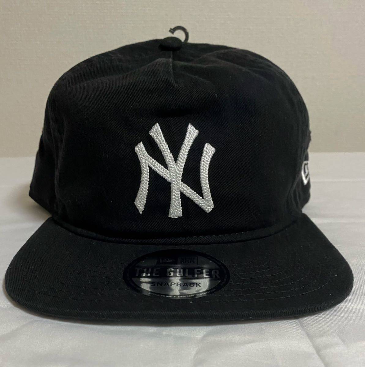 新品・レアNEWERAニューエラキャップ帽子 ヤンキース ブラック スナップ ⑥_画像1