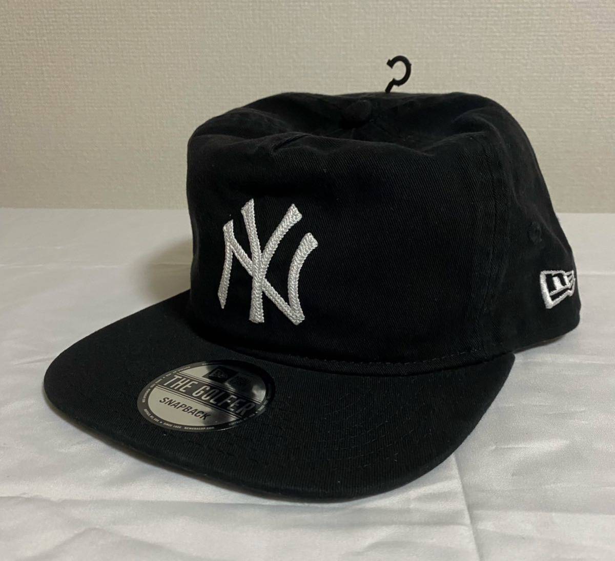 新品・レアNEWERAニューエラヤンキース キャップ帽子 ブラック ⑨スナップの画像3
