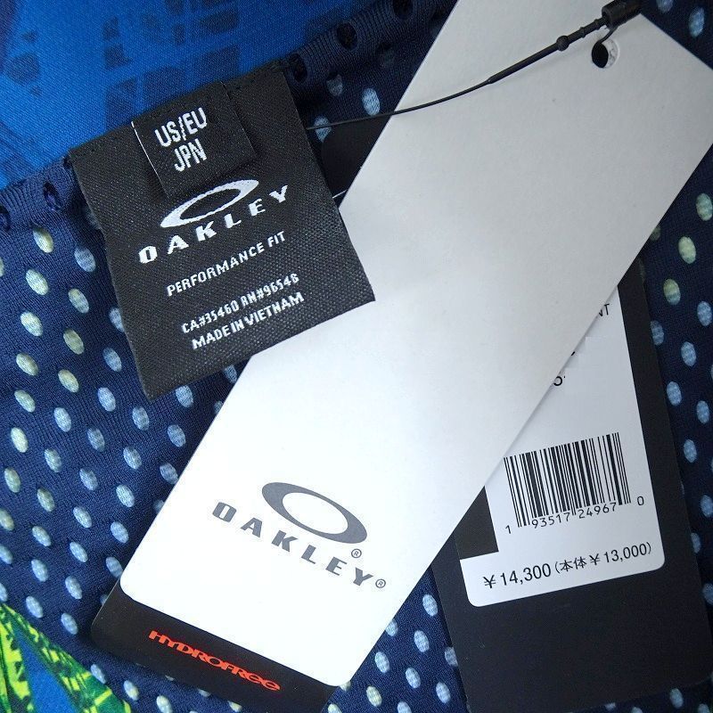 OAKLEY Oacley новый товар обычная цена 1.4 десять тысяч стрейч Wind брейкер блузон джемпер Golf одежда FOA402864 66V L ^038Vbus041ky