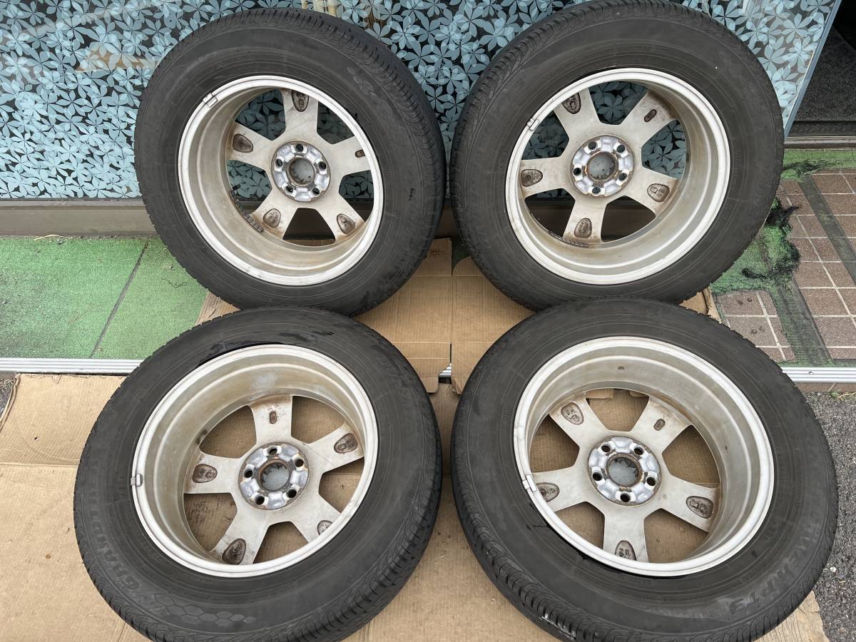 トヨタ RAV4 純正 17インチ 7J +45 114.3 5穴/ダンロップGRANDTREK PT3 225/65R17 2019年製 4本セット #331-3_画像2