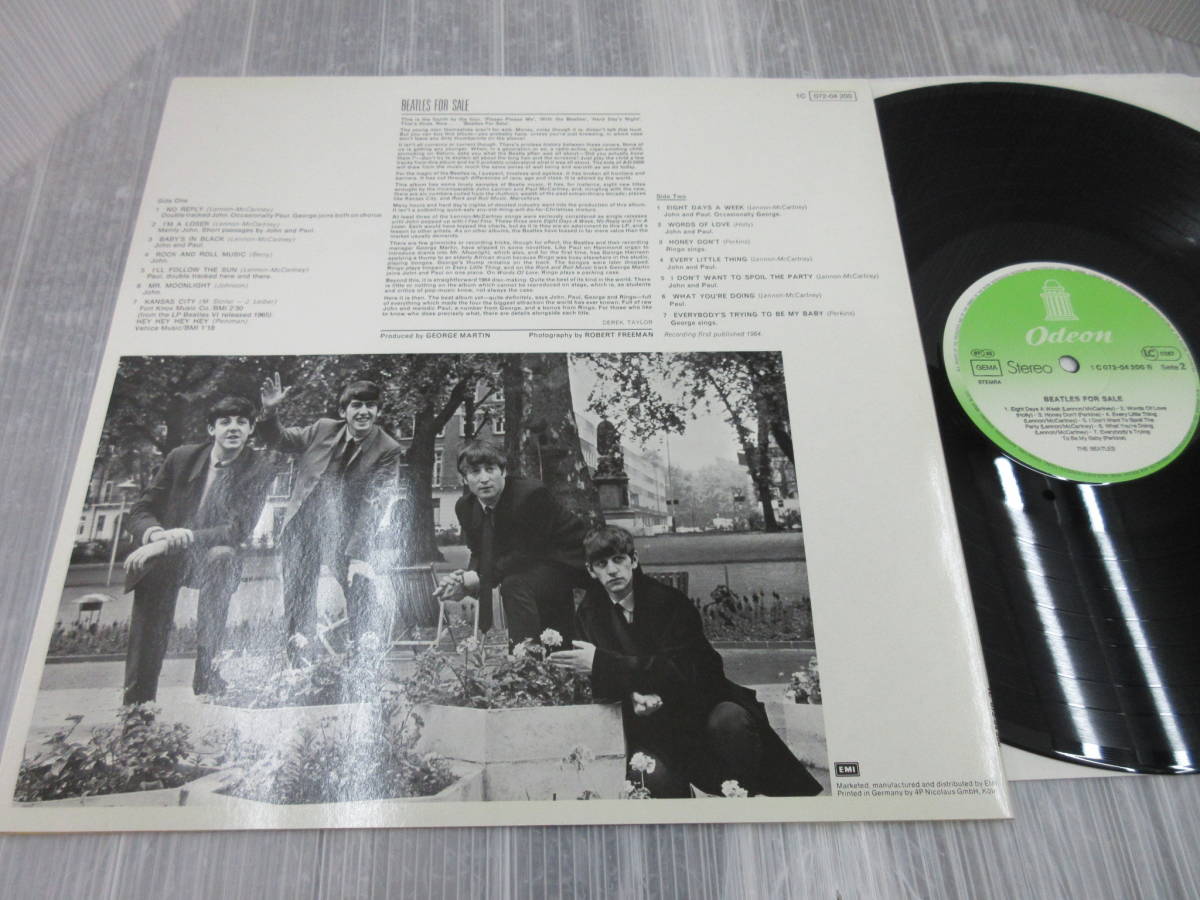 ドイツ盤 Dmm 圧巻 爆音 轟音 極美品/BEATLES FOR SALE /ビートルズ ドイツ Beatles German/当時新品購入_画像2