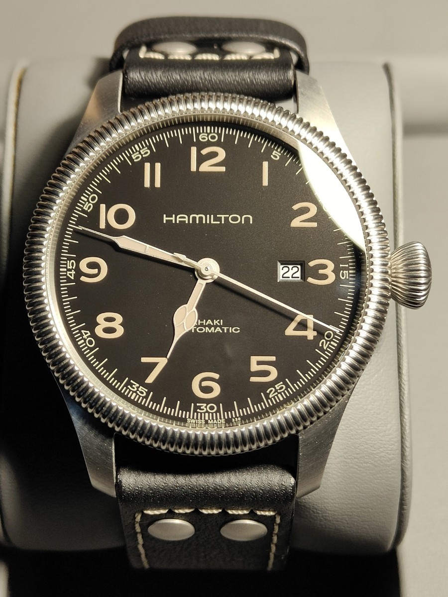 送料無料 2022年購入 未使用 完売品 hamilton KHAKI Field Automatic ハミルトン カーキ フィールド オートマチック Jazz master 腕時計_画像4