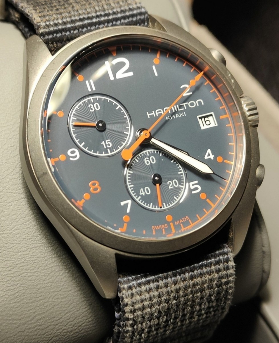 送料無料 BEAMS限定モデル Hamilton Khaki Aviation Pioneer ビームス ハミルトン カーキ アビエーション パイオニア 腕時計 Jazz masterの画像4