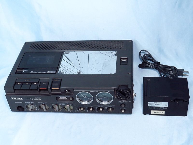 ◆ジャンク品◆ SONY TC-4550SD STEREO CASSETTE-CORDER ソニー ポータブルカセットコーダー ◆カセットデンスケDD