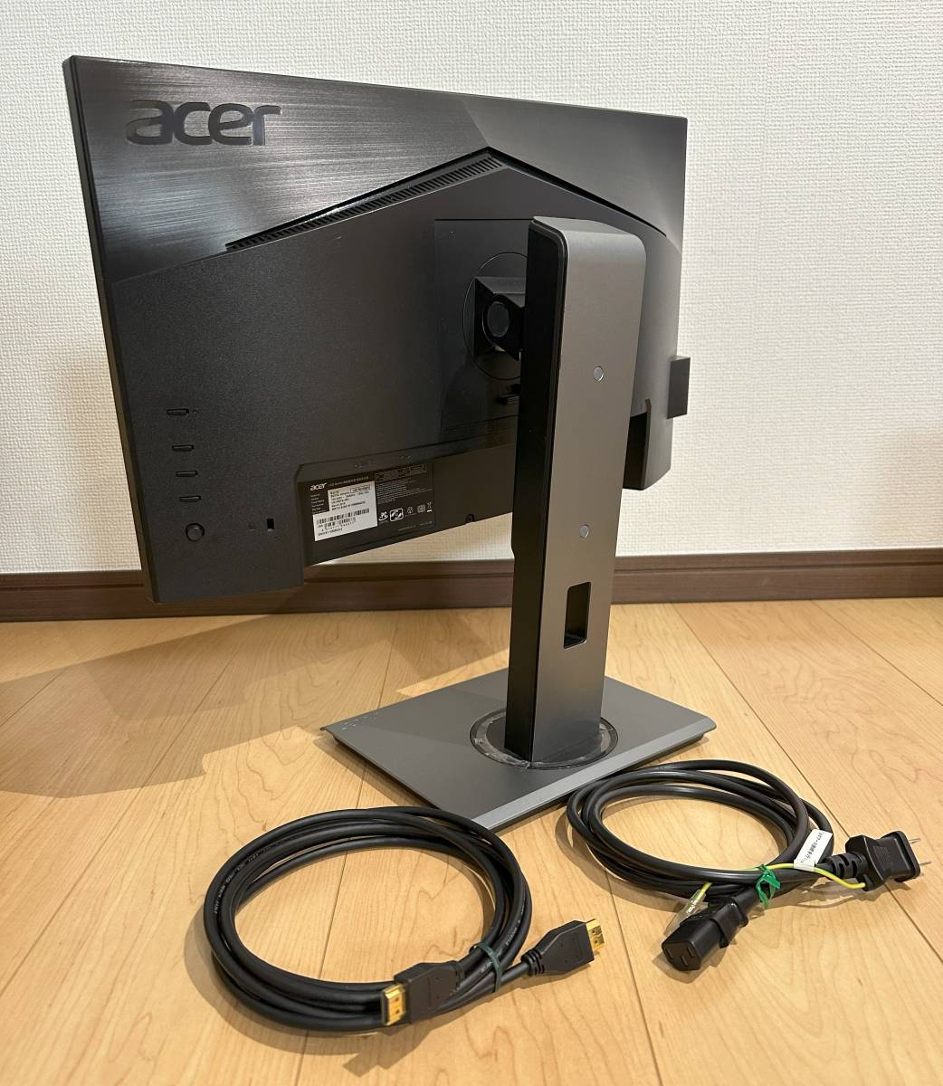 【美品】acer エイサー 21.5インチ モニター B227Q 2019年製 スピーカー内蔵 2W＋2W ステレオ VA非光沢 4ms 応答速度 _画像4