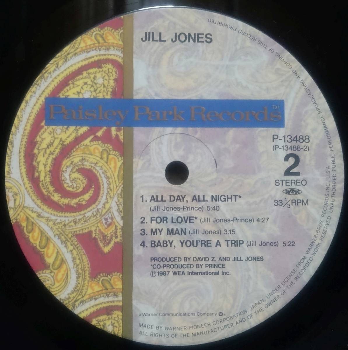 【LP Soul】Jill Jones「Jill Jones」JPN盤_Side2