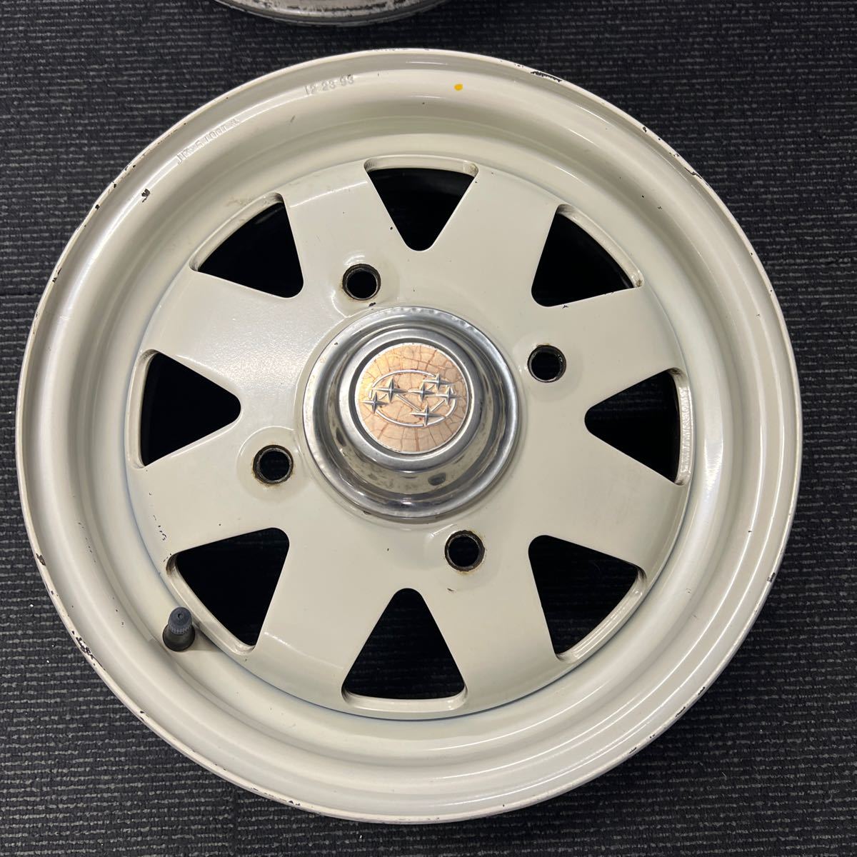  Subaru original? steel wheel 13 -inch 5J+58 4H-140 4 pcs set 