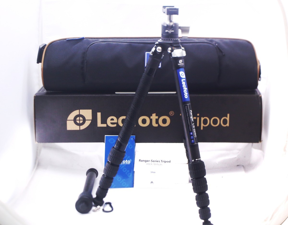 【美品】 レオフォト Leofoto LS-225C +LH25 三脚雲台セット #11687_画像1