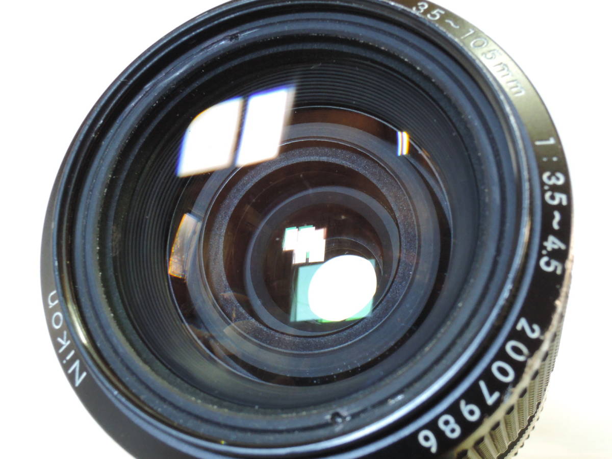 ニコン／Nikon FM (黒/Black/3106940)＋Zoom NIKKOR 35-105mm f3.5-4.5 レンズキャップ付_画像7