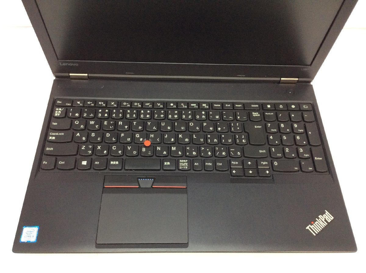 R ジャンク/ LENOVO 20F1000AJP ThinkPad L560 Intel Core i5-6200U メモリ8.19GB HDD500.1GB 【G17518】の画像4