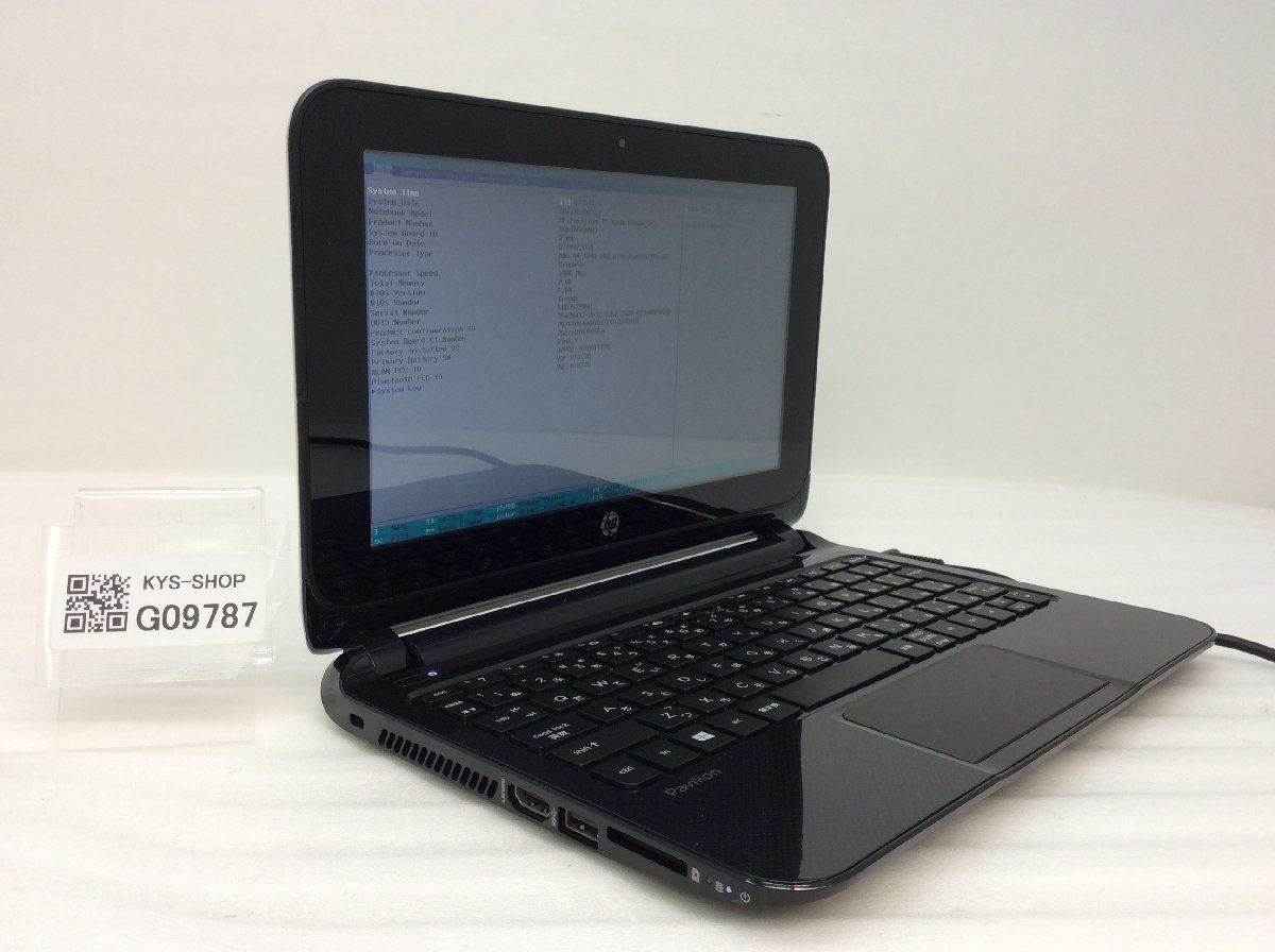 R　ジャンク/ HP HP Pavilion 10 TS Notebook PC AMD A4-1200 メモリ2.05GB SSD128.03GB 【G09787】_画像1