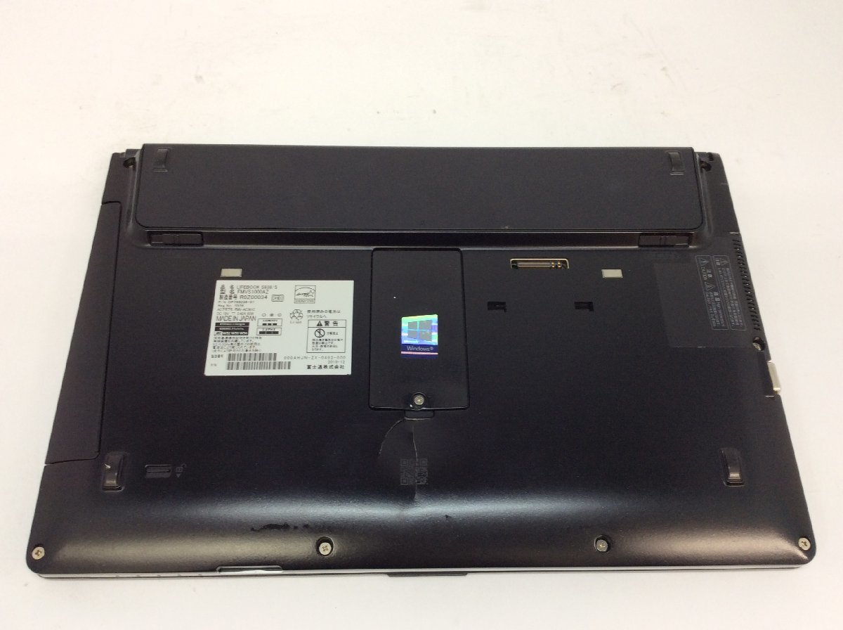 ジャンク/ FUJITSU FMVS1000AZ LIFEBOOK S938/S Intel Core i5-8250U メモリ8.19GB SSD256.06GB 【G18822】の画像8