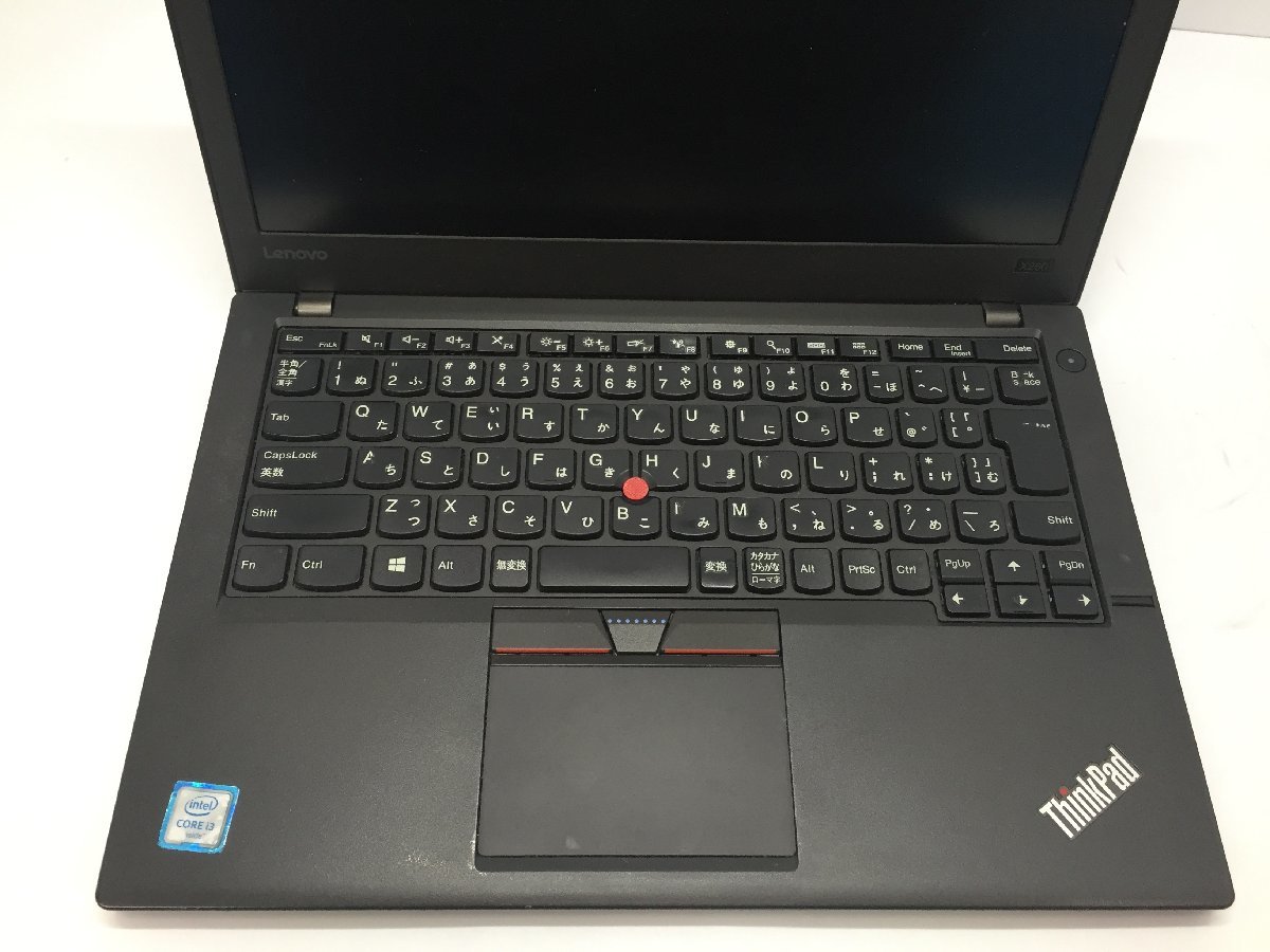 ジャンク/ LENOVO 20F5A13P00 ThinkPad X260 Intel Core i3-6100U メモリ4.1GB ストレージ無し 【G17682】_KBテカリ・文字消えがあります