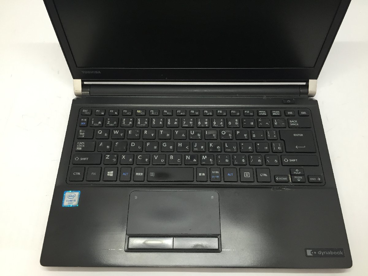 ジャンク/ TOSHIBA dynabook R73/D PR73DBAA647AD11 Intel Core i5-6300U メモリ4.1GB SSD128.03GB 【G17760】_タッチパッド/KBテカリ・文字消えあり