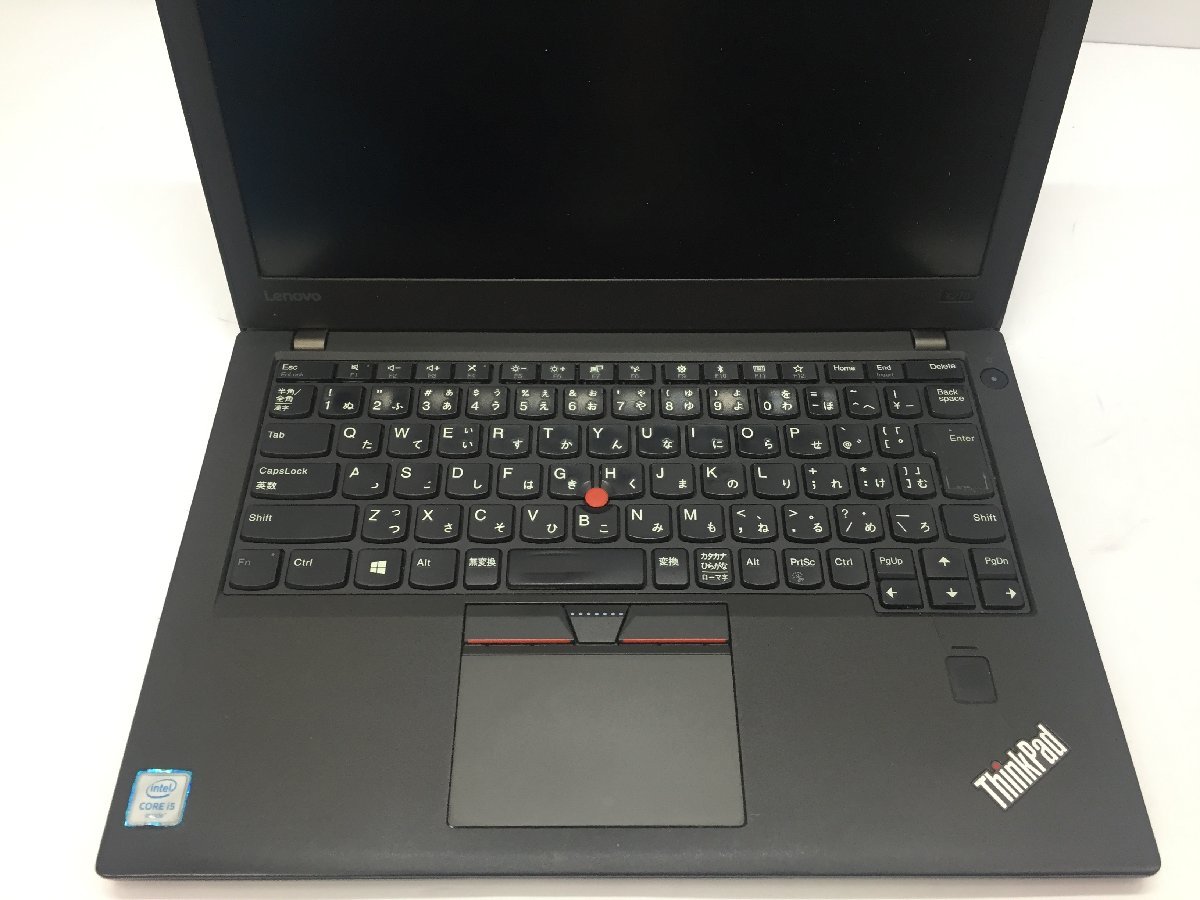 ジャンク/ LENOVO 20K5A0GVJP ThinkPad X270 W10DG Intel Core i5-6200U メモリ8.19GB HDD500.1GB 【G17800】の画像4