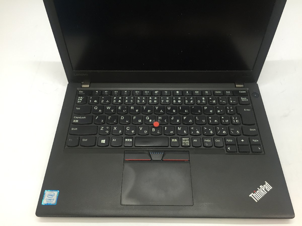 ジャンク/ LENOVO 20HMS0R400 ThinkPad X270 Intel Core i3-7100U メモリ4.1GB NVME256.06GB 【G17776】の画像4