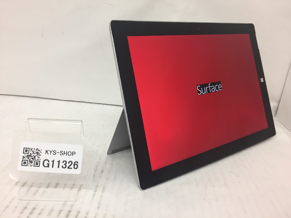 ジャンク/1円/Microsoft Surface3 Model 1657/Atom x7-Z8700 1.60GHz/64GB/2GB/10.8インチ/OS無し/高速SSD/高解像度/AC欠品_画像1