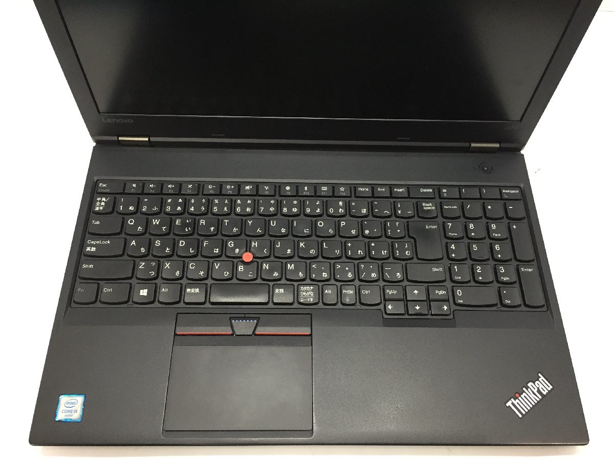 ジャンク/ LENOVO 20JRA01DJP ThinkPad L570 W10DG Intel Core i5-6200U メモリ8.19GB SSD256.06GB 【G17585】の画像4