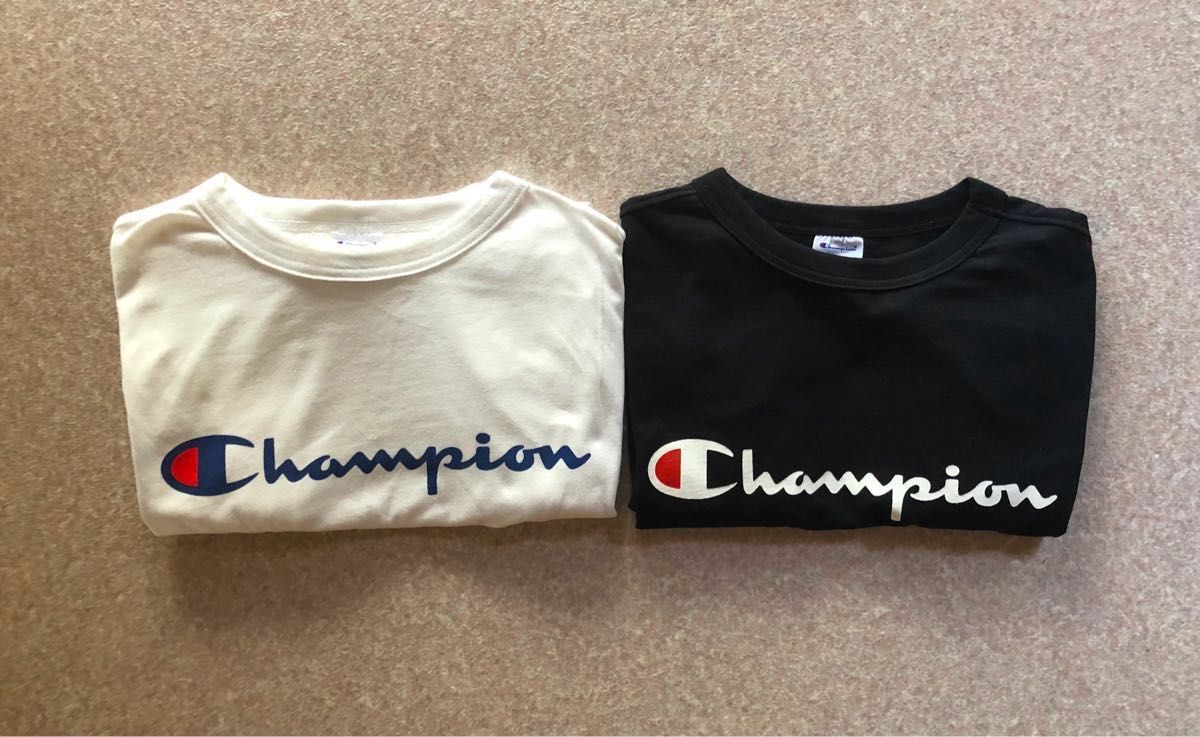 champion   チャンピオン　Tシャツ　半袖　刺繍ロゴ　L