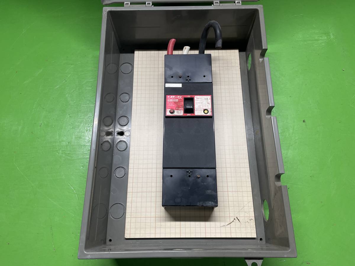 ■テンパール工業 漏電遮断器■GB-223S 三相3線式 BOX付 電気工事_画像1