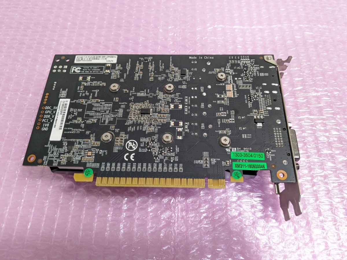 ■玄人志向 GeForce GTX1050Ti 4GB GDDR5 グラフィック ボード カード nVidia ジャンク_画像2