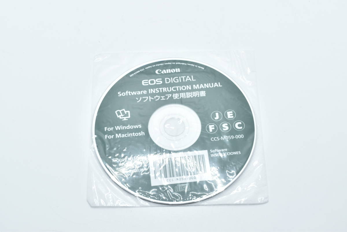 Canon EOS DIGITAL Software INSTRUCTION MANUAL ソフトウェア使用説明書 CCS-M059-000 送料無料 EF-TN-YO1229_画像1