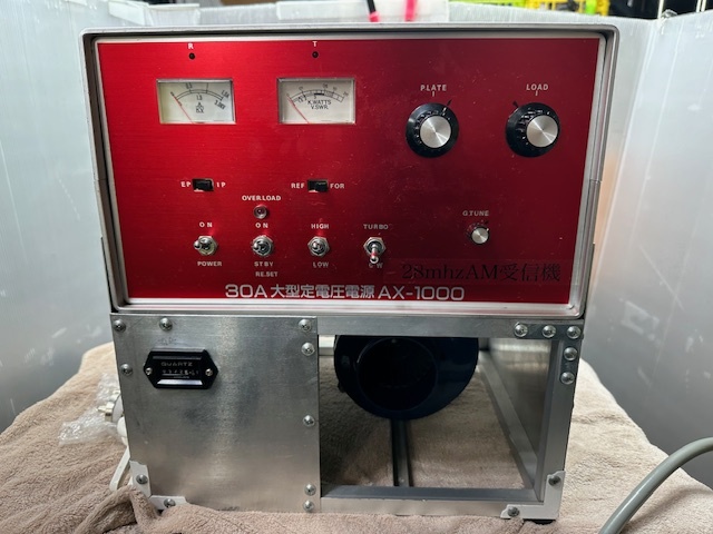 弁慶リニアアンプ/13.8v/セラミック2本玉/動作品/検索用/28MHz 弁慶リニアアンプ/13.8v/セラミック2本玉/動作品/検索用/28MHz