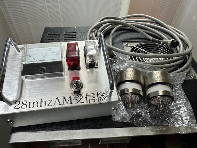 弁慶リニアアンプ/13.8v/セラミック2本玉/動作品/検索用/28MHz 弁慶リニアアンプ/13.8v/セラミック2本玉/動作品/検索用/28MHz