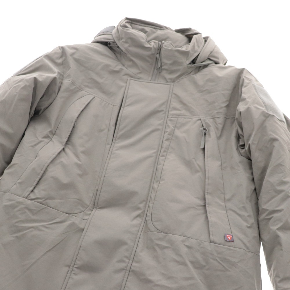 ■ エクワックス BAF LEVEL-7 GEN3 TYPE2 MONSTER PARKA PRIMALOFT HAPPY COAT ミリタリージャケット フーディ アウター メンズ XS グレー_画像3