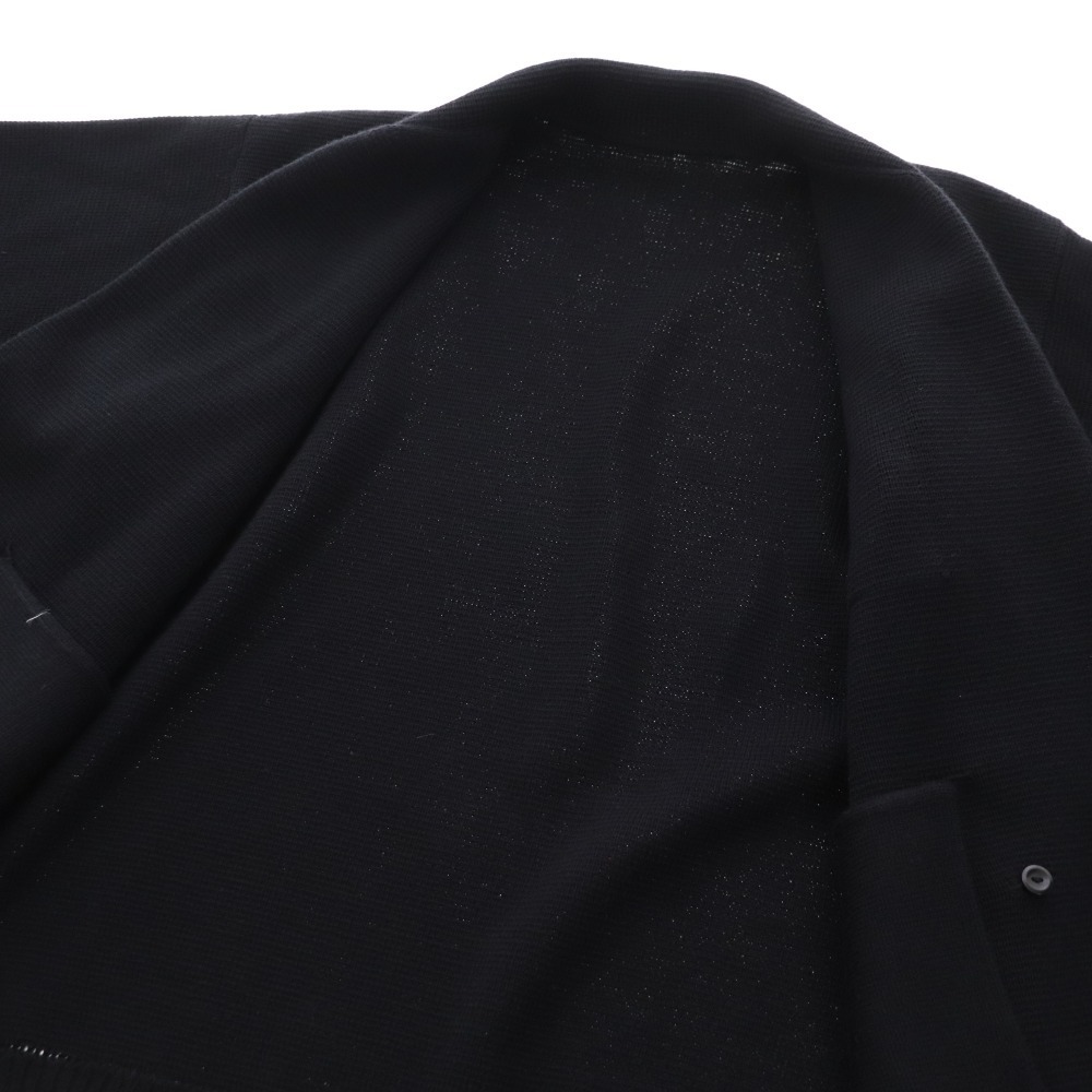 ■ ジバンシイ カーディガン ジャケット ニット イタリア製 ボタン 金金具 刺繍 アウター メンズ ブラック_画像4