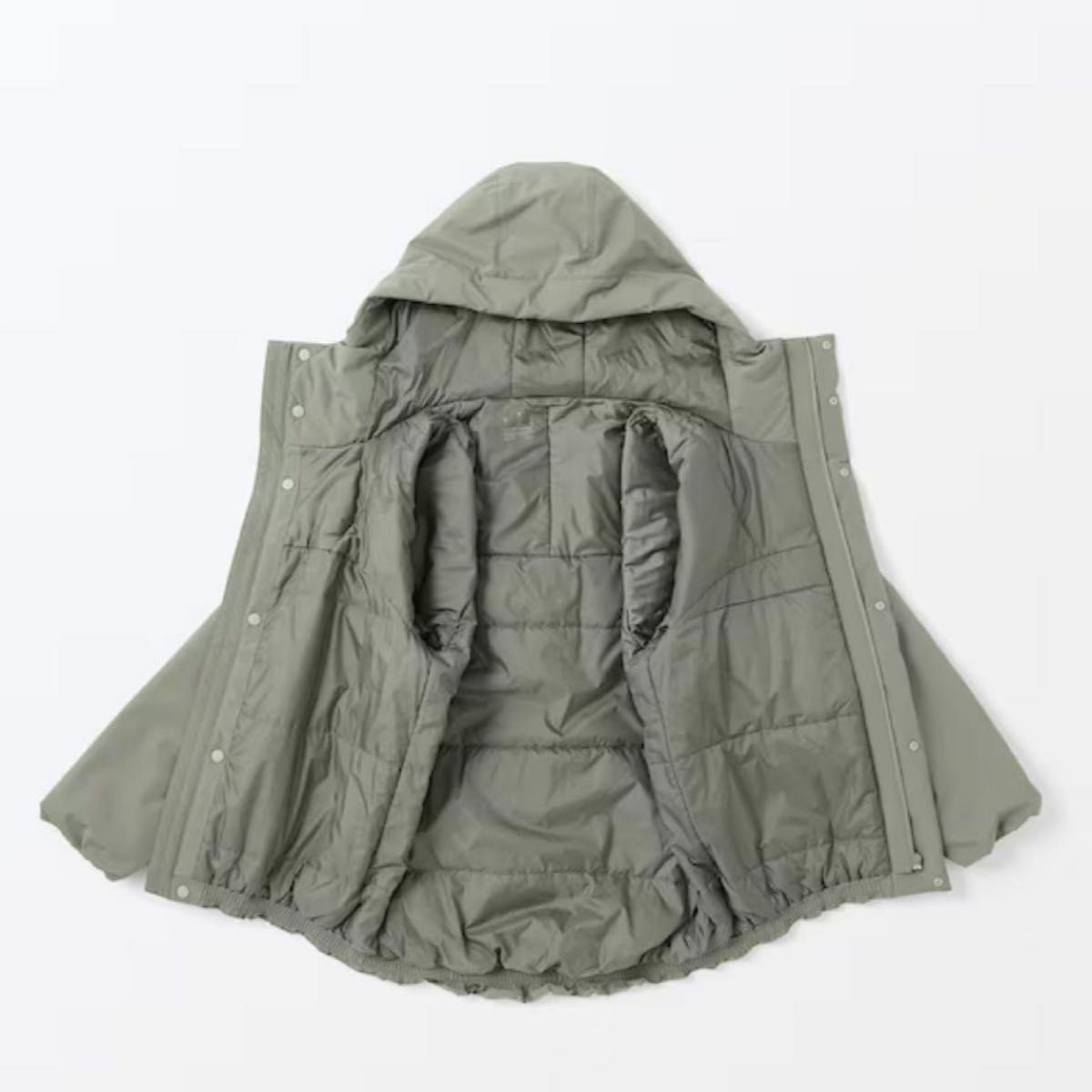 新品未使用タグ付き】無印良品 あったか中わた洗えるフード 新品未使用タグ付き】無印良品 あったか中わた洗えるフード