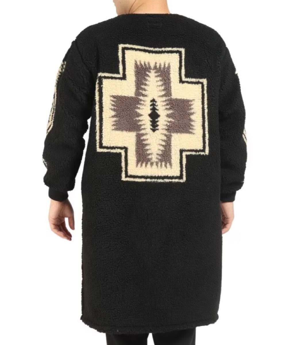 PENDLETON ペンドルトン　Boa Zip Crewneck Longカーディガン