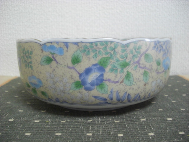 ◆庫山窯◆花銀彩 菓子鉢◆未使用品◆の画像2